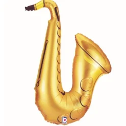 Ballon en aluminium Saxophone - 94 cm