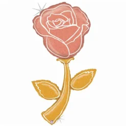Ballon en aluminium Scintillant - Rose - Rose Gold - 150 cm