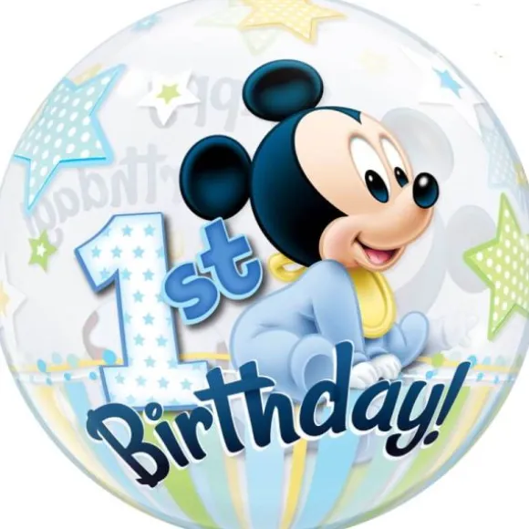Ballon en Latex - Mickey - Premier Anniversaire