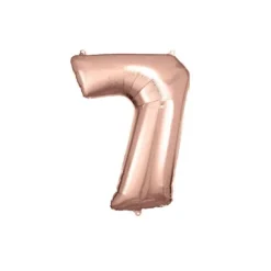 Ballon Géant Hélium - Argent - Chiffre au choix