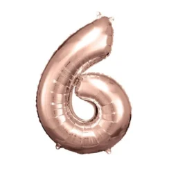 Ballon Géant Hélium - Argent - Chiffre au choix