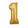 Ballon Géant Hélium - Or - Chiffre au choix