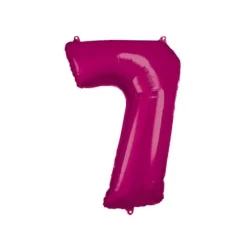 Ballon Géant Hélium - Rose - Chiffre au choix