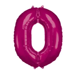 Ballon Géant Hélium - Rose - Chiffre au choix