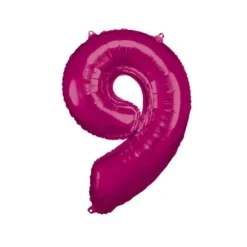 Ballon Géant Hélium - Rose - Chiffre au choix