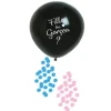 Ballon Géant pour Gender Reveal avec Confettis Roses et Bleus - Fille ou Garçon