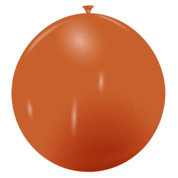 Ballon géant rond - Couleur Terracotta