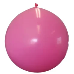 1 Ballon Géant Rose Bonbon