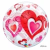 Ballon Hélium Bubble Cœurs