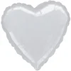Ballon Hélium - Coeur Argenté