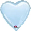 Ballon Hélium - Coeur Bleu Pastel