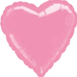 Ballon Hélium - Coeur Rose Clair