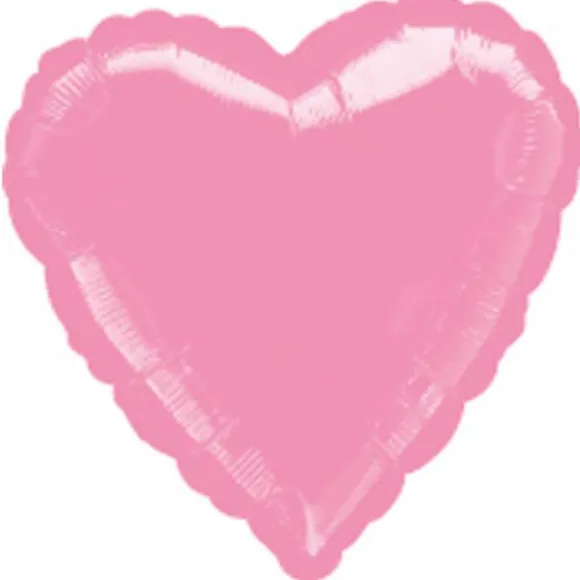 Ballon Hélium - Coeur Rose Clair