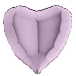 Ballon Hélium Cœur 46 cm - Lilas