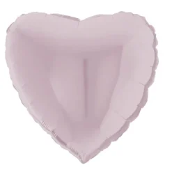 Ballon Hélium Cœur 56 cm - Rose Pastel