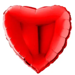 Ballon Hélium Cœur 56 cm - Rouge