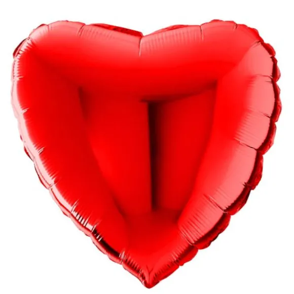 Ballon Hélium Cœur 56 cm - Rouge