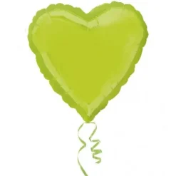 Ballon Hélium Cœur Vert Kiwi