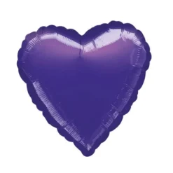 Ballon Hélium Cœur Violet