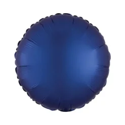 Ballon Hélium Rond Satiné - Marine