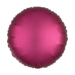 Ballon Hélium Rond Satiné - Pomegranate