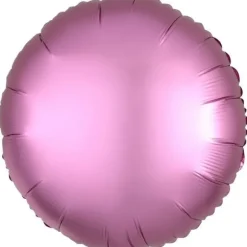 Ballon Hélium Rond Satiné Rose