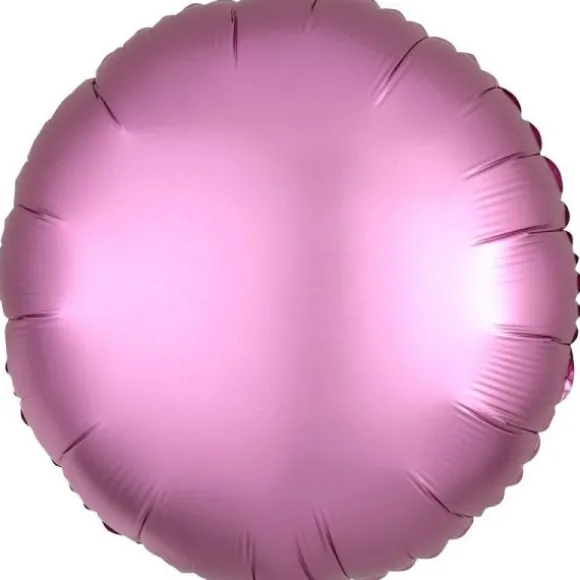 Ballon Hélium Rond Satiné Rose
