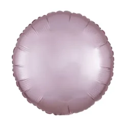 Ballon Hélium Rond Satiné - Rose Pastel