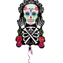 Ballon hélium Santa Muerte - Collection "Day of the dead"