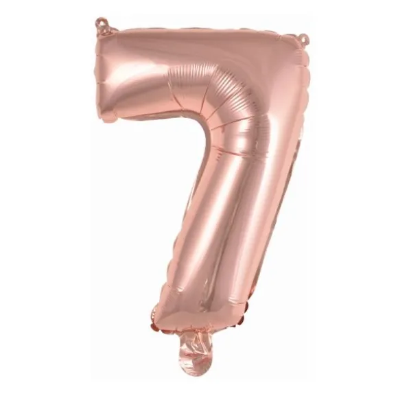 Ballon Métallique à Air - Argent - 40 à 45 cm - Chiffre au Choix