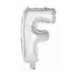 Ballon Métallique à Air - Argent - 40 à 45 cm - Chiffre au Choix