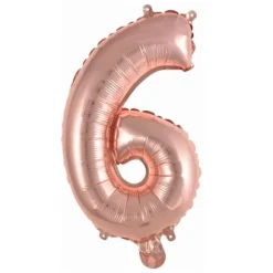 Ballon Métallique à Air - Argent - 40 à 45 cm - Chiffre au Choix