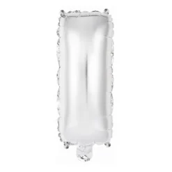Ballon Métallique à Air - Argent - 40 à 45 cm - Chiffre au Choix