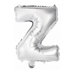 Ballon Métallique à Air - Argent - 40 à 45 cm - Chiffre au Choix