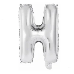 Ballon Métallique à Air - Argent - 40 à 45 cm - Chiffre au Choix