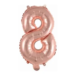 Ballon Métallique à Air - Argent - 40 à 45 cm - Chiffre au Choix