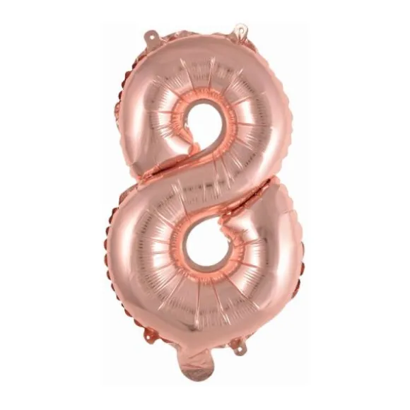 Ballon Métallique à Air - Argent - 40 à 45 cm - Chiffre au Choix
