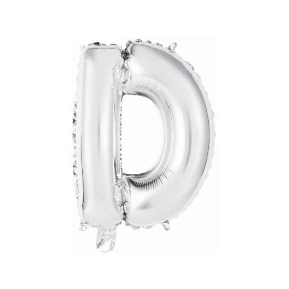 Ballon Métallique à Air - Argent - 40 à 45 cm - Chiffre au Choix
