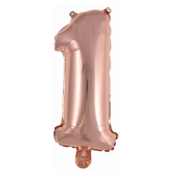 Ballon Métallique à Air - Argent - 40 à 45 cm - Chiffre au Choix