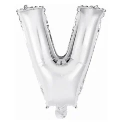 Ballon Métallique à Air - Argent - 40 à 45 cm - Chiffre au Choix
