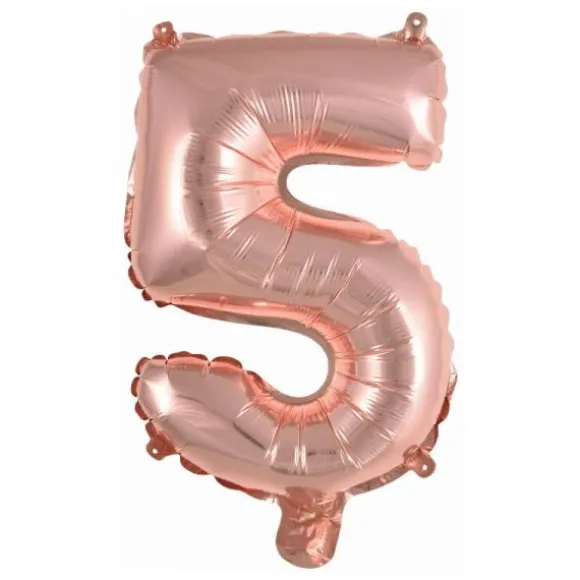 Ballon Métallique à Air - Argent - 40 à 45 cm - Chiffre au Choix