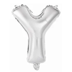 Ballon Métallique à Air - Argent - 40 à 45 cm - Chiffre au Choix