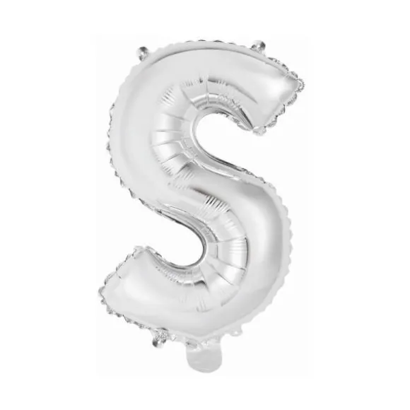 Ballon Métallique à Air - Argent - 40 à 45 cm - Chiffre au Choix