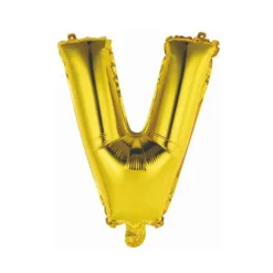 Ballon Métallique à Air - Or - 40 à 45 cm - Chiffre au Choix