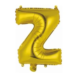 Ballon Métallique à Air - Or - 40 à 45 cm - Chiffre au Choix