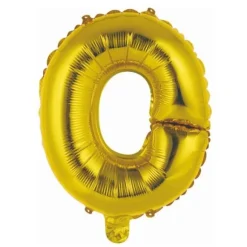 Ballon Métallique à Air - Or - 40 à 45 cm - Chiffre au Choix
