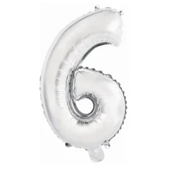 Ballon Métallique à Air - Or - 40 à 45 cm - Chiffre au Choix