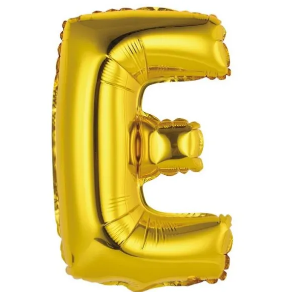 Ballon Métallique à Air - Or - 36 cm - Lettre au Choix