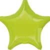 Ballon Métallique Hélium Etoile - Vert Citron