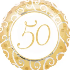 Ballon Métallique Hélium - Noces d'Or